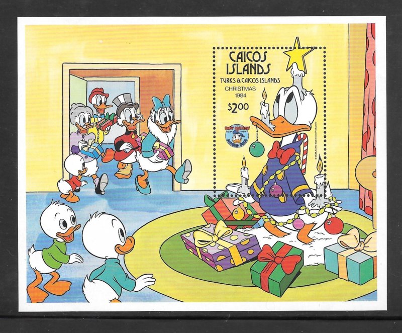 Turks & Caicos Islands #59 MNH Disney Souvenir Sheet (15433)