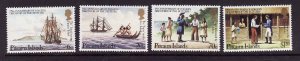 Pitcairn Is.-Sc#225-8-Unused NH set-Ships-Settlers-1983-
