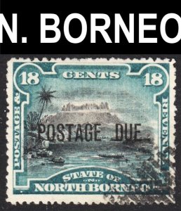 North Borneo Scott J7b F to VF CTO.  FREE...