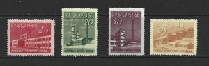 ALBANIA -  1963 INDUSTRIAL DEVELOPMENT - SCOTT 697 TO 700 - MNH