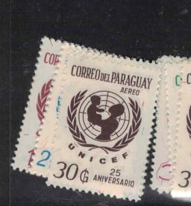 Paraguay Unicef SC 1414-22 MNH (3gjv)