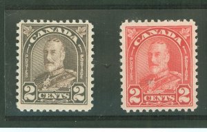 Canada #165-6 Mint (NH) Single (King)