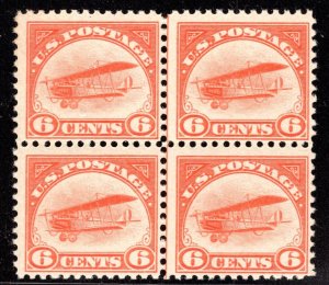 *KAPPYSTAMPS 17907 USA #C1  1923 AIRMAIL  BLOCK NEVER HINGED NEVER HINGED