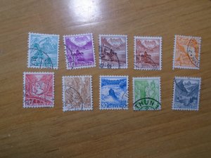 Switzerland  #  228-36 used