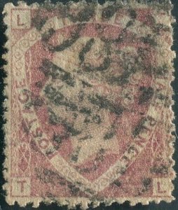 GB 1870 1½d SG 51 Used QV 498 MANCHESTER CANCEL (003086)