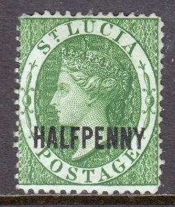 St. Lucia - Scott #19 - MH - Exp. mark on reverse - SCV $26