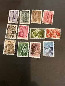Stamps Yugoslavia Scott #435-46 never hinged