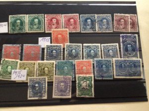 Venezuela 1904 to 1924 unused or used stamps  A12741