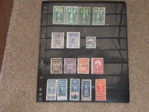 CANADA, & PROVINCES, BOB, MOSTLY LAW STAMPS, SOME GAS-ELECTRIC ALL USED