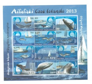 Aitutaki #612 Mint (NH) Souvenir Sheet (Fauna)