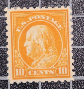 Scott 472 10 Cents Franklin OG MH Nice Stamp SCV $120.00 