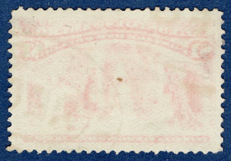 [0881] 1893 Scott#241 used $1 salmon Cat$525