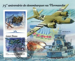 GUINEA-BISSAU 2019 - Military, WW2, anniversaries/ minisheet