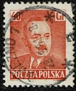 1950 Poland Scott Catalog Number 494 Used