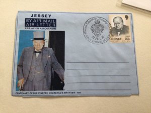 Sir Winston Churchill Jersey 1974 Air Letter A14220