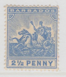 British Colonies Barbados 1905 2 1/2d Wmk Mult Crown CA MNG Stamp A22P22F9153-