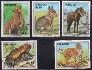 Paraguay C804-08 - Cto - Animals (1990) (cv $4.35)