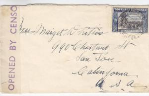 194X, Southern Rhodesia to San Jose, CA, See Remark (C2889)