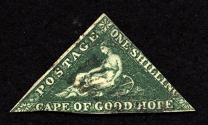 Cape of Good Hope Scott 6a $500.00  Repaired Right Corner