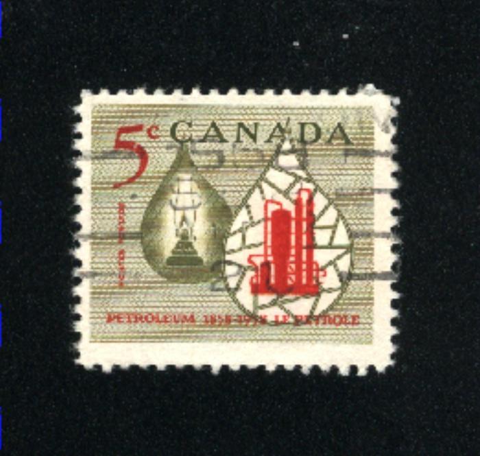 Canada  381   used VF PD 1958