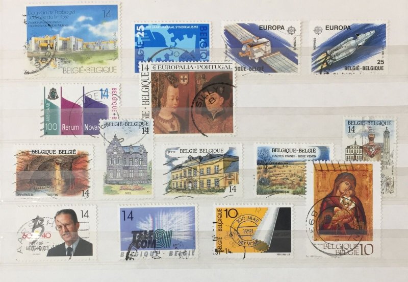BELGIUM Modern Wildlife Art Used Mixture (Aprx 180 Items) TK562 