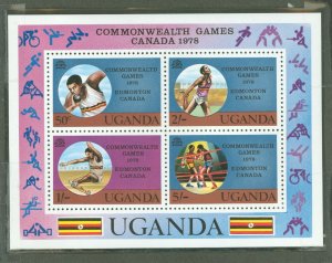 Uganda #202a Mint (NH) Souvenir Sheet