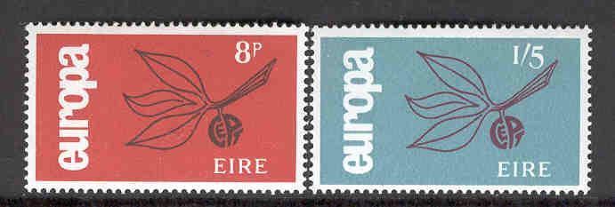 IRELAND MNH 204-205 EUROPA 1965