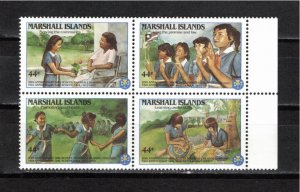 Marshall Islands 1986 MNH Sc C9-12