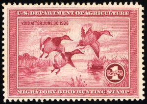 US Stamps # RW2 Duck MLH XF Fresh Scott Value $375.00