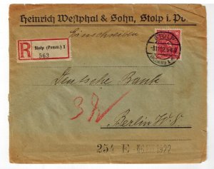 Germany cover Deutsche Bank 1922 181 (181a)