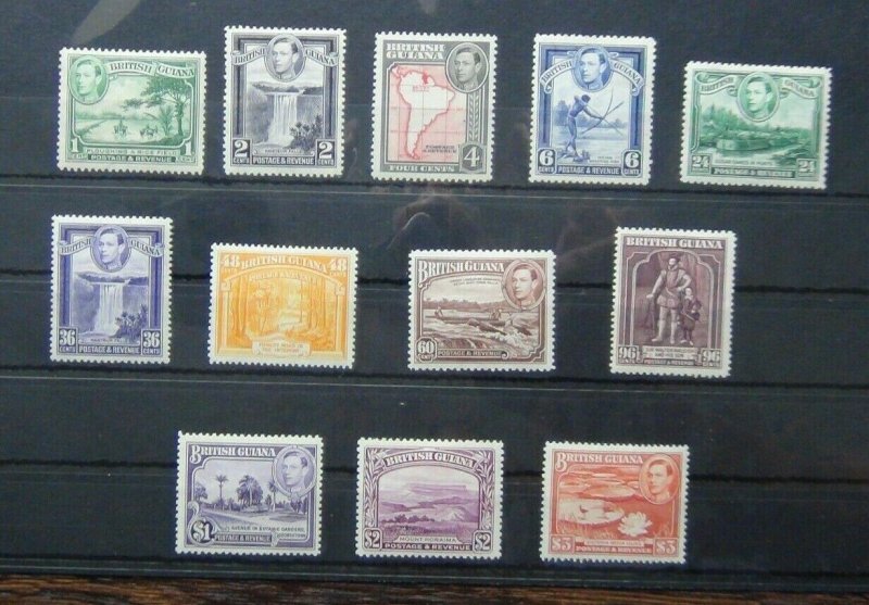 British Guiana 1938 - 1952 set to $3 MM SG308 - SG319