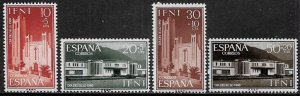 Ifni #B48-51 MNH Set - Santa Maria del Mar - New School Building