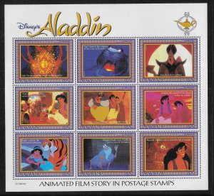 Guyana 2758-2760 Disney Aladdin mini-sheet MNH c.v. $21.00 (fr)