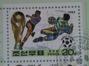 KOREA STAMP 1993 WORLD FOOT BALL CHAMPIONSHIP  ; CTO- NOT HING  S/S SHEET #1