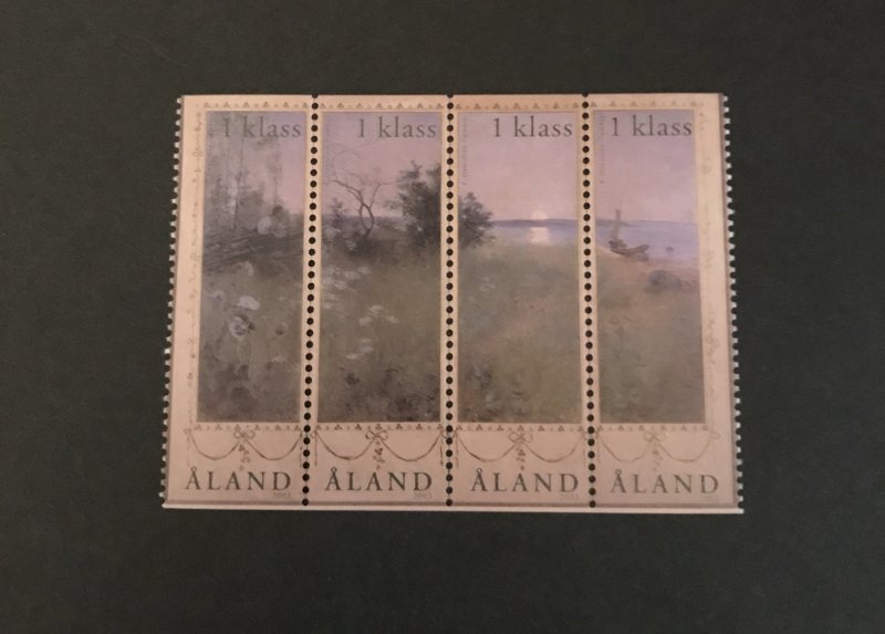 Aland Islands 2003 #212 a-d,MNH, Block of 4, SCV $7