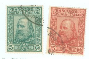 Italy #115-6 Used Single (Complete Set)