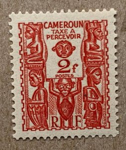 Cameroun 1939 2fr postage due, unused. Scott J22, CV $1.60