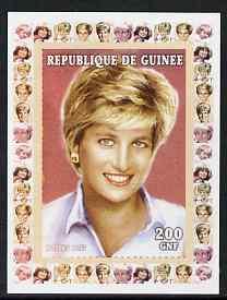 Guinea - Conakry 1997 Princess Diana 200f series #9 imper...