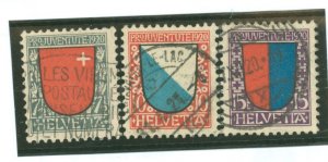 Switzerland #B15-B17 Used Single (Complete Set)