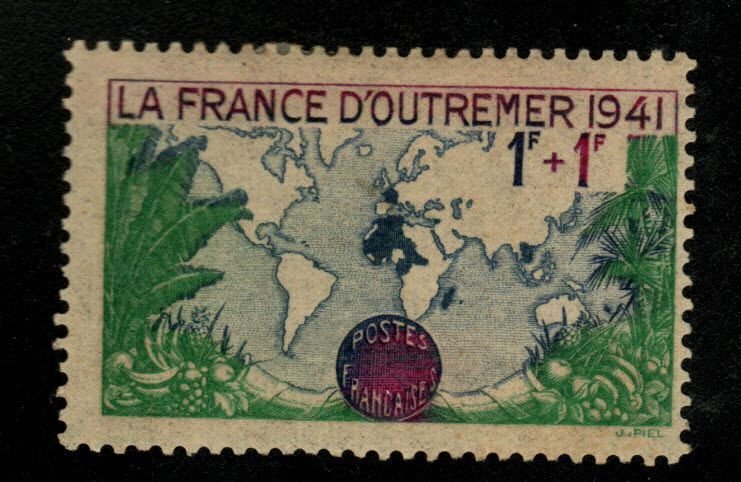 FRANCE Scott B115  MNH** Map stamp