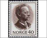 Norway Used NK 660   Georg Ossian Sars (1837-1927) marine biologist Dark brow...