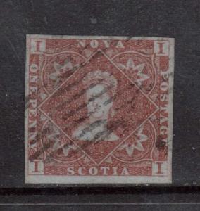 Nova Scotia #1 VF Used **With Certificate**