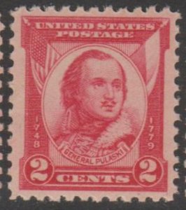 U.S. Scott #690 General Pulaski Stamp - Mint NH Single