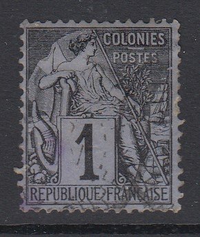 FRENCH COLONIES, Scott 46, used