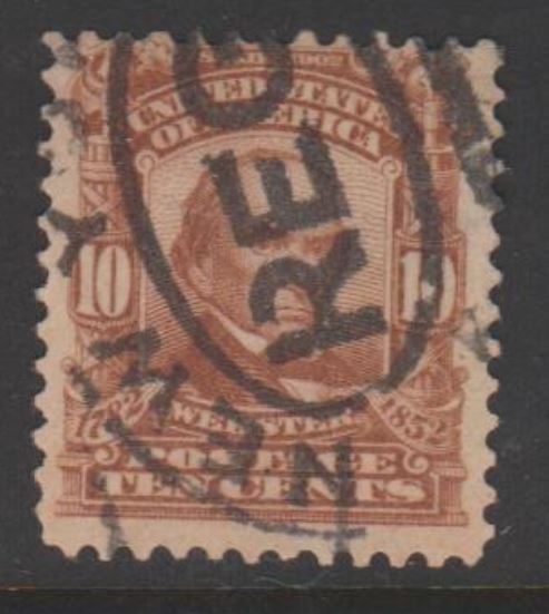 U.S. Scott #307 Webster Stamp - Used Set of 2