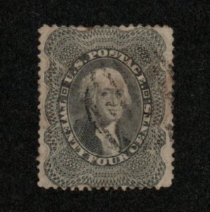 United States Scott 37a 24-cent Washington used Nice centering 2021 cv $375