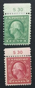 MOMEN: US #538,540 MINT OG H #29343