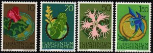 Liechtenstein # 481 - 484 MNH