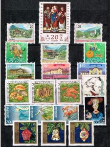 Liechtenstein 1997,Sc.#1097-1112 MNH complete yearset