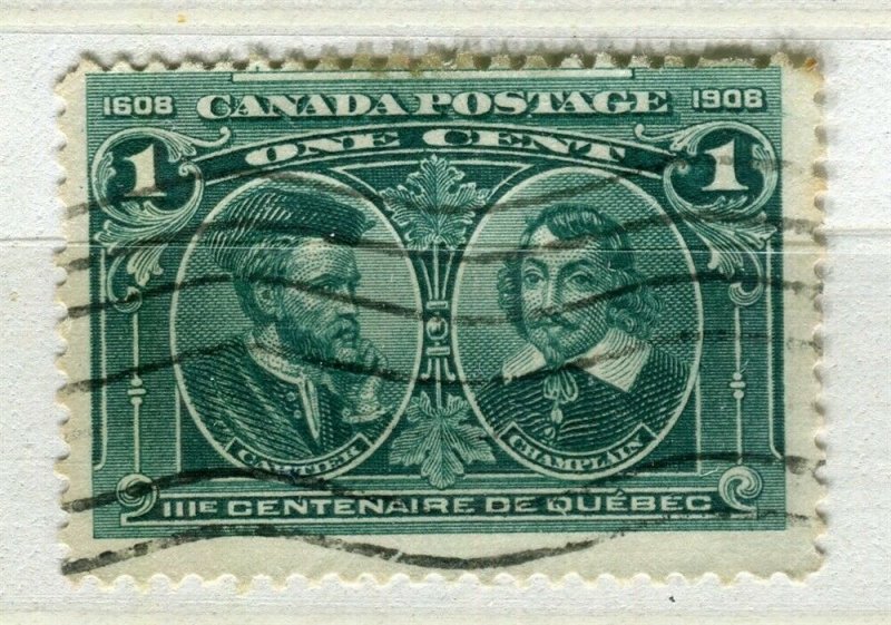 CANADA; 1905 early Quebec issue fine used 1c. value